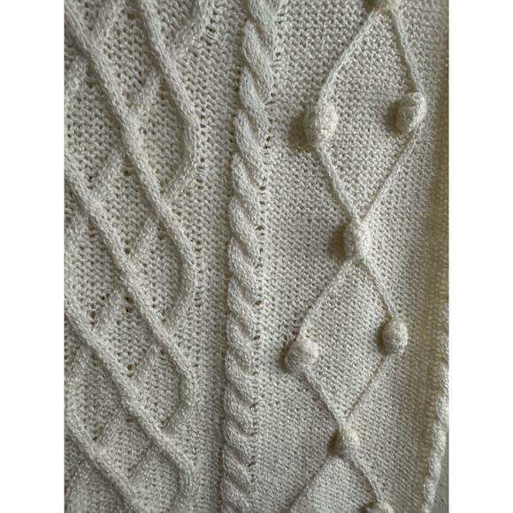blu pepper ivory cream sleeveless sweater size small - Picture 4 of 4